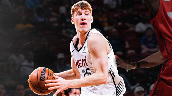 “He’s a winning guy.”: Heat’s Kasparas Jakučionis on idolizing LA Lakers’ superstar duo, summer league, mental fortitude and more (EXCLUSIVe)