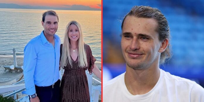 PICTURES: Rafael Nadal’s sister Maribel all smiles after meeting Alexander Zverev during German’s unexpected training stint at Mallorca academy