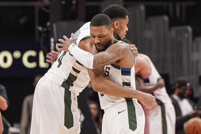 Giannis Antetokounmpo jokingly threatens his wife with divorce after she goes live on Instagram following Damian Lillard’s Portland move
