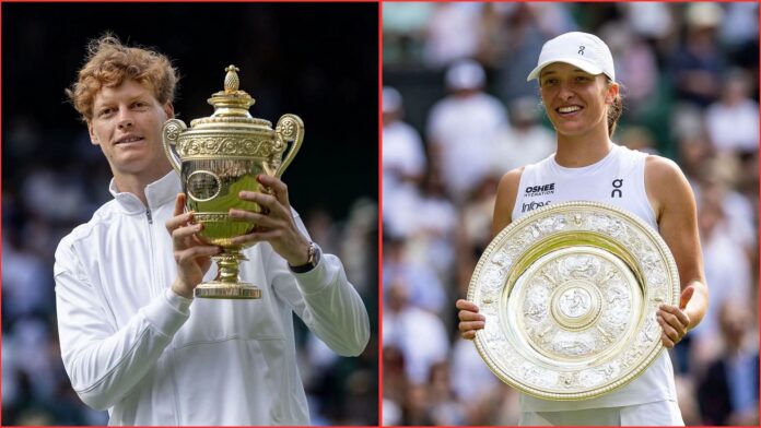 Here’s how winning Wimbledon has majorly impacted Jannik Sinner’s and Iga Swiatek’s social media space