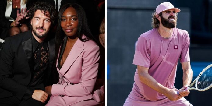 “Amazing” – Venus Williams’ boyfriend Andrea Preti delightedly cheers on Reilly Opelka as he advances at Citi DC Open