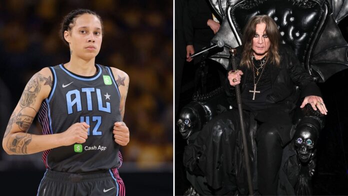 Brittney Griner shares her tribute for heavy metal legend Ozzy Osbourne after his death aged 76