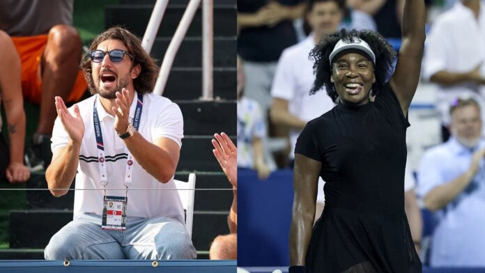 Venus Williams’ fiancé Andrea Preti beams with pride despite American’s heartbreaking end to Citi DC Open 2025 comeback