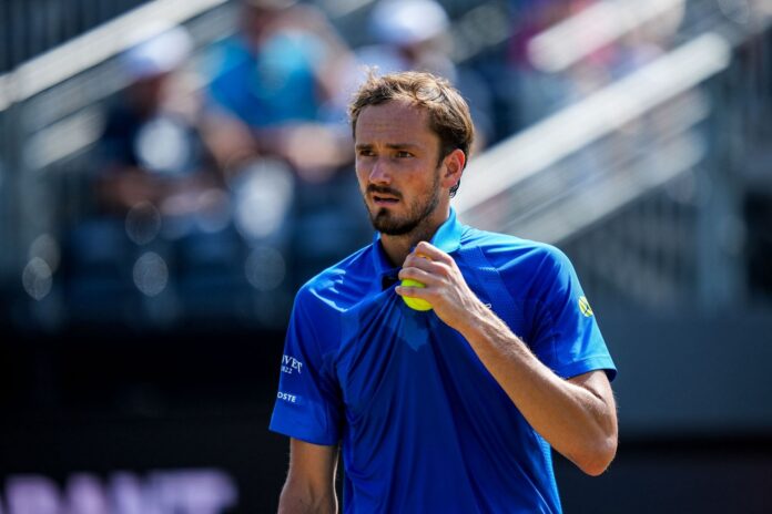 WATCH: Controversial scenes as Daniil Medvedev wildly flings racket & water bottles in frustration after Citi DC Open loss to Corentin Moutet