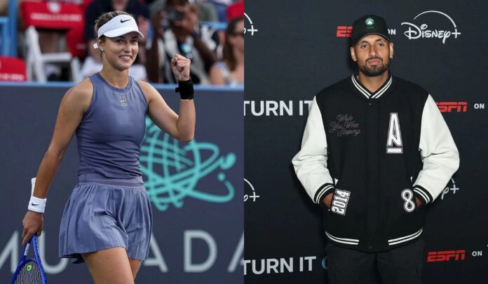 Nick Kyrgios sends a message to ex-girlfriend Anna Kalinskaya just ahead of Russian’s Citi DC Open final vs Leylah Fernandez