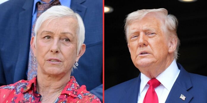 “Just can’t help but cheat” – Martina Navratilova slams Donald Trump after President’s questionable golfing moment goes viral