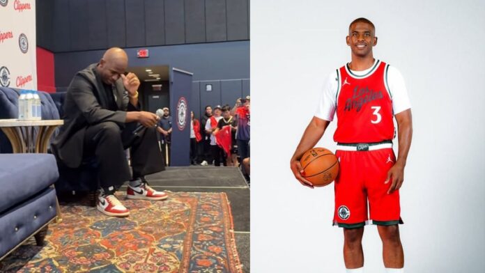 Chris Paul brought to tears by Clippers fans’ touching tribute during reintroduction ceremony