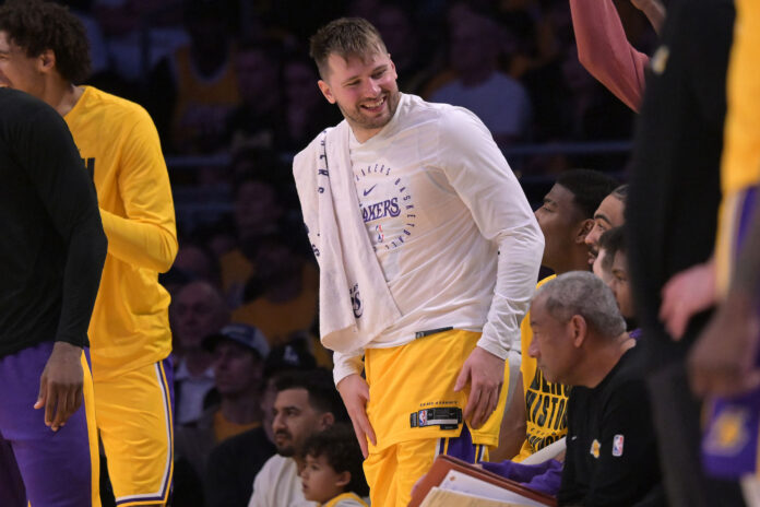 Luka Doncic keeps his lips pursed about future when pressed about possible $229M contract extension with Lakers