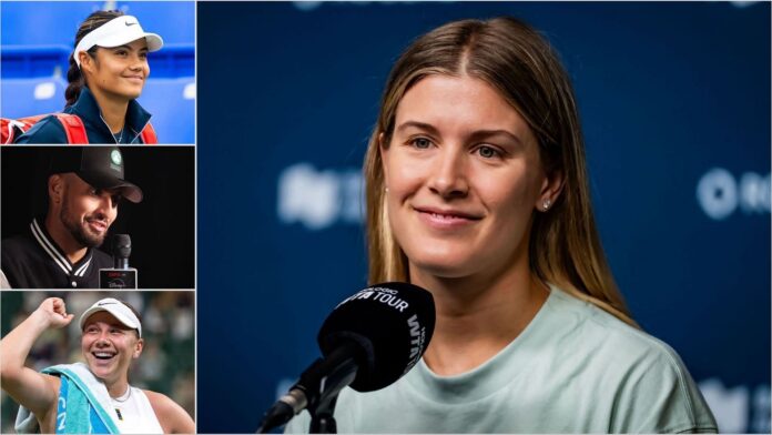 “Wish you all the best” – Emma Raducanu, Nick Kyrgios & Amanda Anisimova send love to Eugenie Bouchard after she ends tennis career at Canadian Open