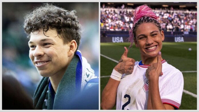Ben Shelton hypes up girlfriend Trinity Rodman as she launches signature Adidas ‘F50 Sparkfusion’ cleats