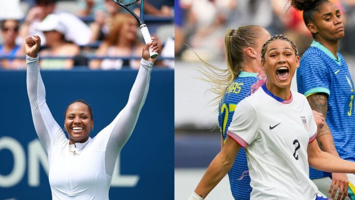 Taylor Townsend sends love to Ben Shelton’s girlfriend Trinity Rodman as soccer star breaks down in tears after impressive NWSL comeback