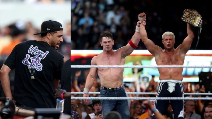 Tyrese Haliburton left stranded as John Cena steals Pacers star’s crutches in stunning WWE SummerSlam moment