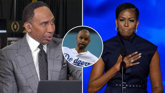 Bronny James’ girlfriend’s father mocks Stephen A. Smith’s ‘salty’ tirade against Michelle Obama