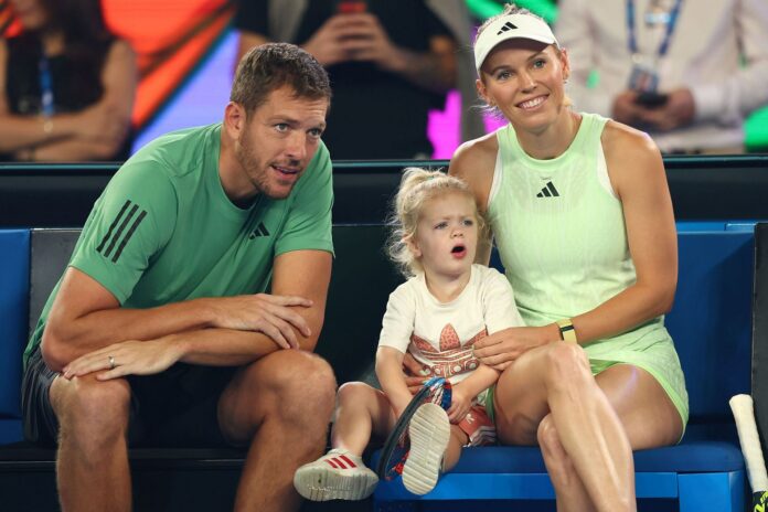 Caroline Wozniacki shows off inseparable bond between kids Olivia and James, days after welcoming a 3rd child