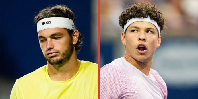 WATCH: Bizarre scenes as Taylor Fritz and Ben Shelton forced to leave the court after technical issue delays blockbuster Canadian Open SF