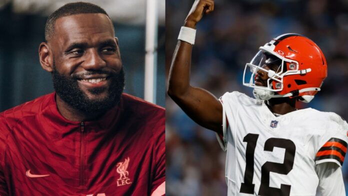 “Tried to sabotage him like they tried to do you” – NBA fans react to LeBron James’ high praise for Shedeur Sanders’ blockbuster NFL preseason debut
