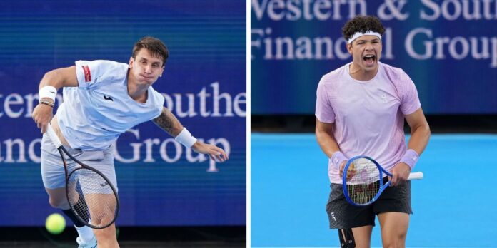 WATCH: Ben Shelton’s opponent Camilo Ugo Carabelli throws his racket in frustration after American’s heroics at Cincinnati Open