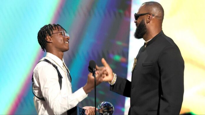 “Y’all see his beard?” – LeBron James can’t hide his affection for son Bryce James on brief return from college