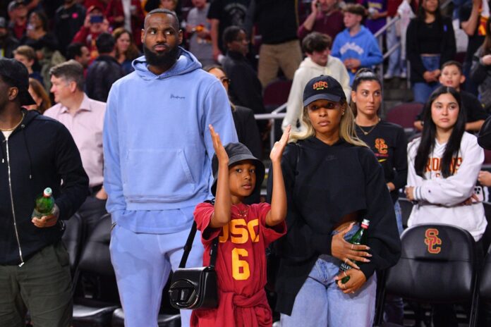 “A lil Breezy Bowl practice”: LeBron James’ wife Savannah James and daughter Zhuri show off their smooth dance moves to Chris Brown hit 