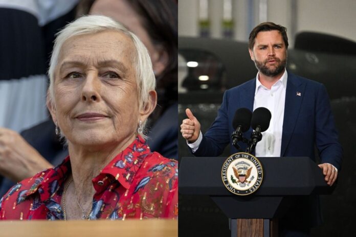 Martina Navratilova celebrates as JD Vance reportedly denied entry to UK club after staff mutiny unlike Kamala Harris