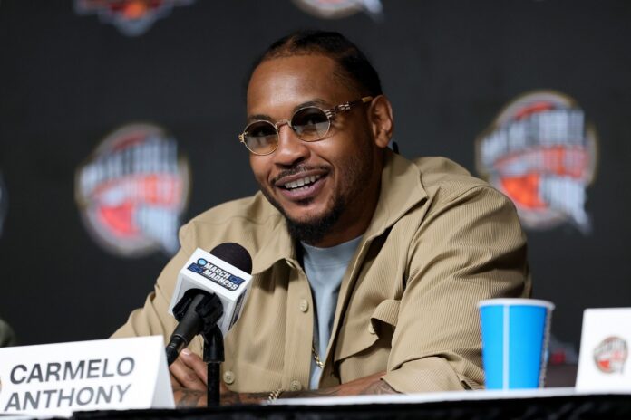 “A tear coming down for sure”: Carmelo Anthony keeps it real about showing true emotions during Hall of Fame induction