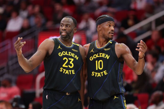 “Don’t put that evil on me” – Jimmy Butler quips over Draymond Green jokingly accusing Warriors teammate of sparking Heat’s latest trade