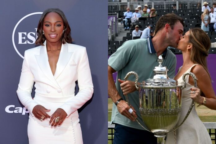 Sloane Stephens turns up the style with lavish accessory while attending Tommy Paul’s fiancée Paige’s major brand event in New York