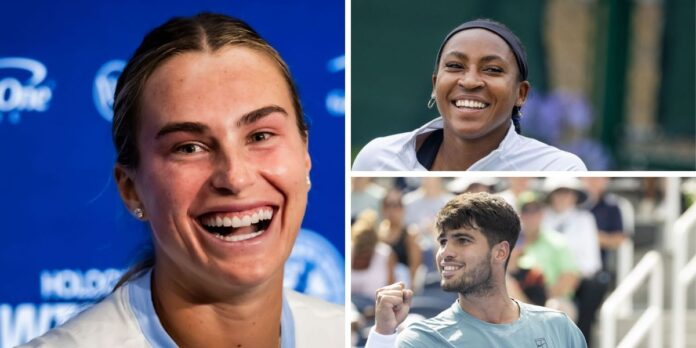 Aryna Sabalenka beams with joy over her portrait adorning US Open alongside Coco Gauff, Carlos Alcaraz & more as she gears up for title defense