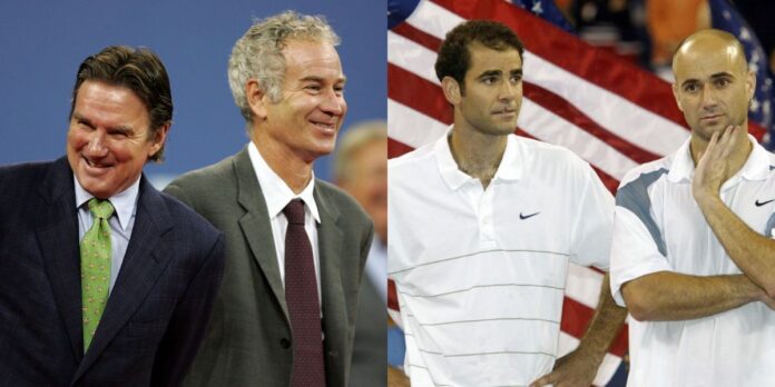 “I wouldn’t mention Andre Agassi’s name in the same breath” – When Jimmy Connors bluntly denied American a place alongside Sampras, McEnroe & himself