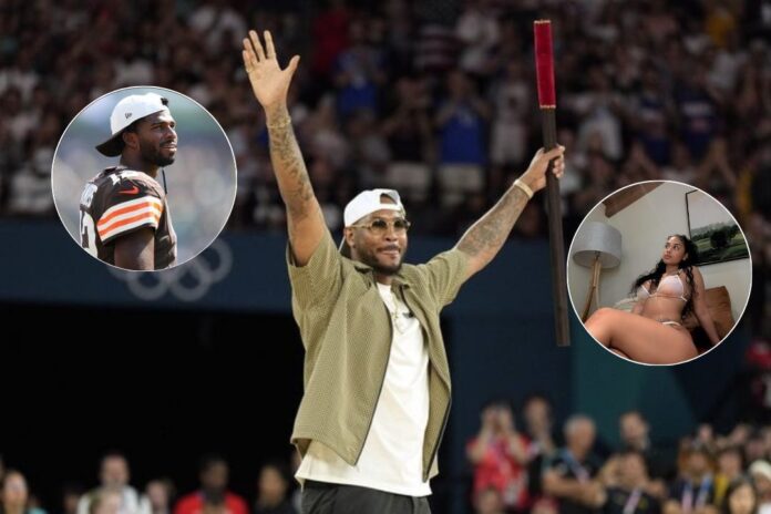Carmelo Anthony’s ex Mia Burks can’t help but laugh as Shedeur Sanders gets ‘Any Given Sunday’ comparison in wake of Browns QB decision