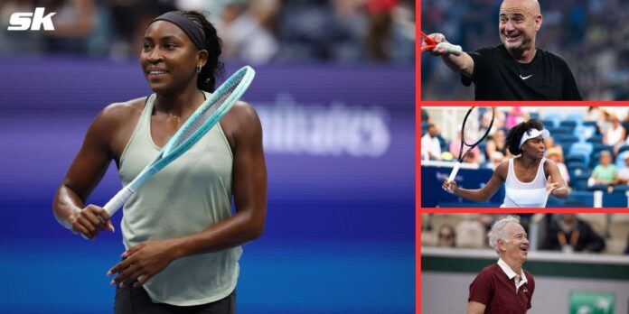 Coco Gauff delightedly shares highlights from fun experience with legends Andre Agassi, Venus Williams & John McEnroe at US Open