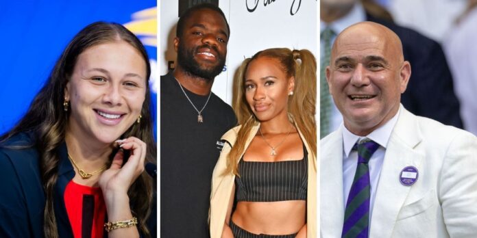 Frances Tiafoe’s girlfriend Ayan and Amanda Anisimova hilariously react to American’s Andre Agassi admission at US Open