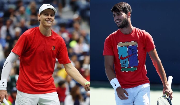 WATCH: A day after stern warning to Jannik Sinner, Carlos Alcaraz shares lighthearted moment with Italian at US Open