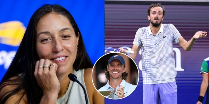 Jessica Pegula seemingly throws Daniil Medvedev shade after US Open controversy with Tommy Fleetwood’s poignant ‘good person first’ reminder