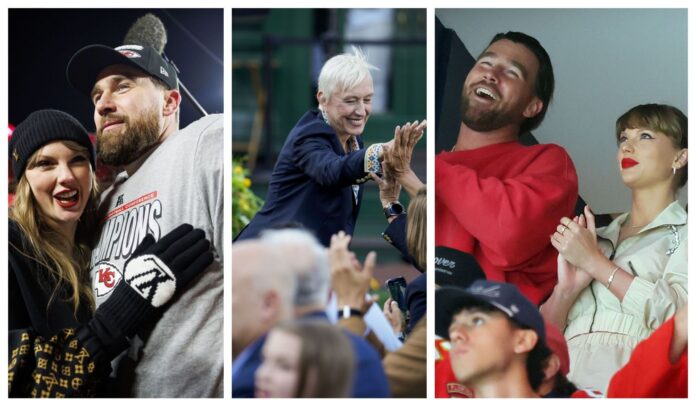 Martina Navratilova reacts to Taylor Swift and Travis Kelce’s shock engagement announcement