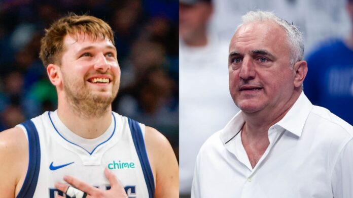 “No one is safe from skinny Luka”: Fans erupt as Luka Doncic shows no mercy dunking on 6’8″ dad during Slovenia warmups