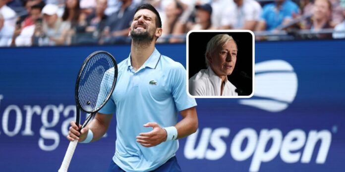 “It stinks” – Martina Navratilova makes concerning assessment about Novak Djokovic’s future after Serb’s US Open exit