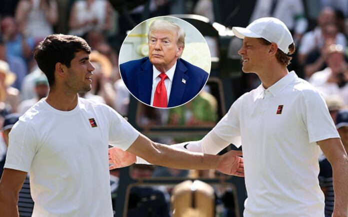 Donald Trump US Open visit: Controversy erupts as officials tell media to censor negative reactions to President’s appearance at Alcaraz-Sinner final