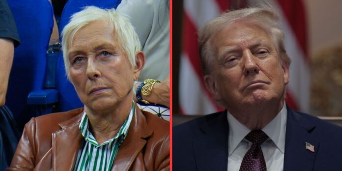 Martina Navratilova delivers 3-word defiant response to Donald Trump ‘censorship’ demand ahead of President’s US Open appearance