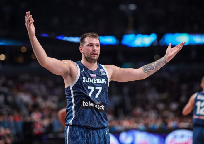 Furious Luka Doncic mocks refs with ‘money sign’ gesture in dramatic EuroBasket elimination game