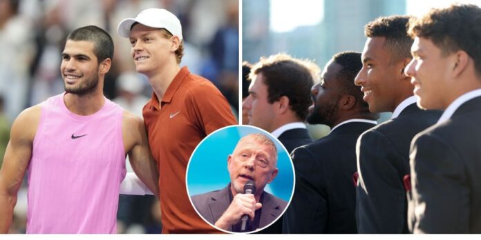 “They are satisfied with the role of 2nd or 3rd” – Boris Becker harshly calls out ATP players for lack of hunger amid Alcaraz & Sinner dominance