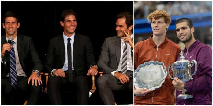 “We were who we were” – Rafael Nadal strongly shuts down talks of Carlos Alcaraz & Jannik Sinner being the new Federer, Djokovic & him