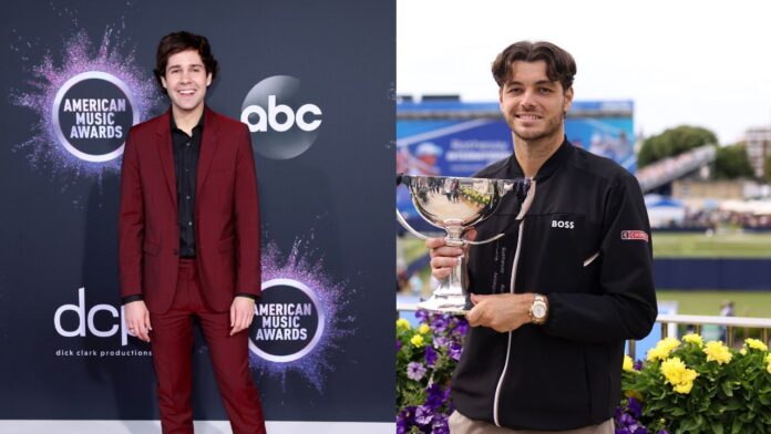 “I got spanked Taylor Fritz” – YouTuber David Dobrik reacts to being trounced by American in fun pickleball battle ahead of Laver Cup