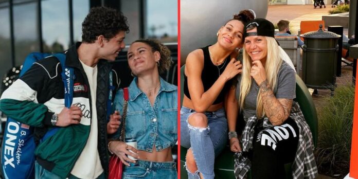 Ben Shelton’s girlfriend Trinity Rodman enjoys dinner date with mother Michelle days after amusing experience with American
