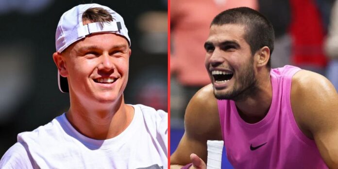 “Could be pretty iconic” – Holger Rune lays bare Carlos Alcaraz hope to relive special moment during Laver Cup