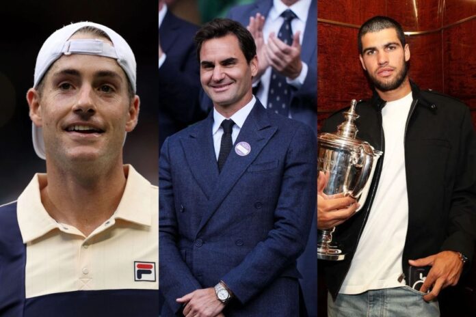 “Roger Federer did not do a good job… Awful” – John Isner teases Swiss legend about his once-blonde look after Carlos Alcaraz’s viral new haircut